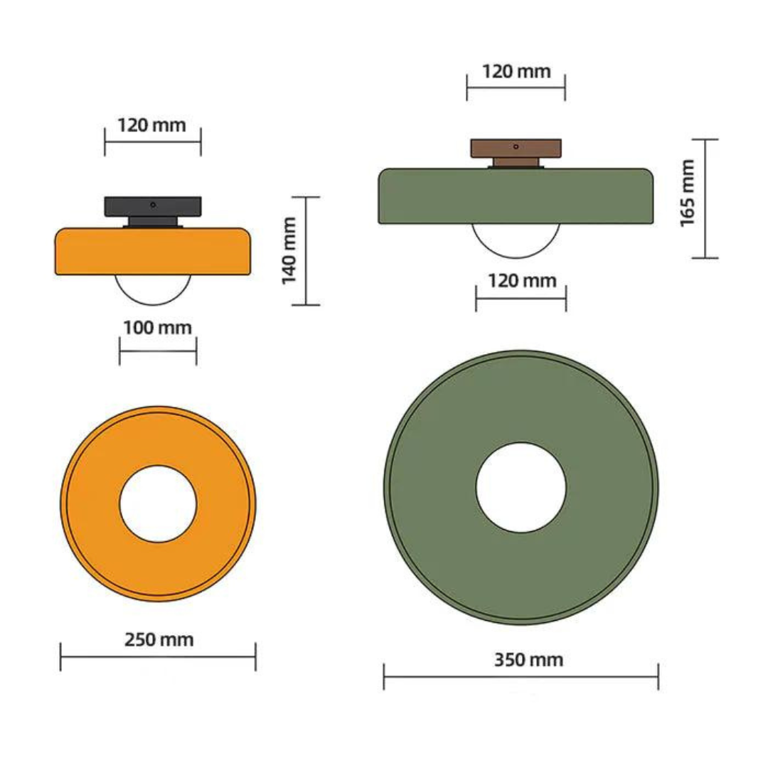 BowLift | Round Ceiling Lamp with Stylish Functionality - LumiSphere