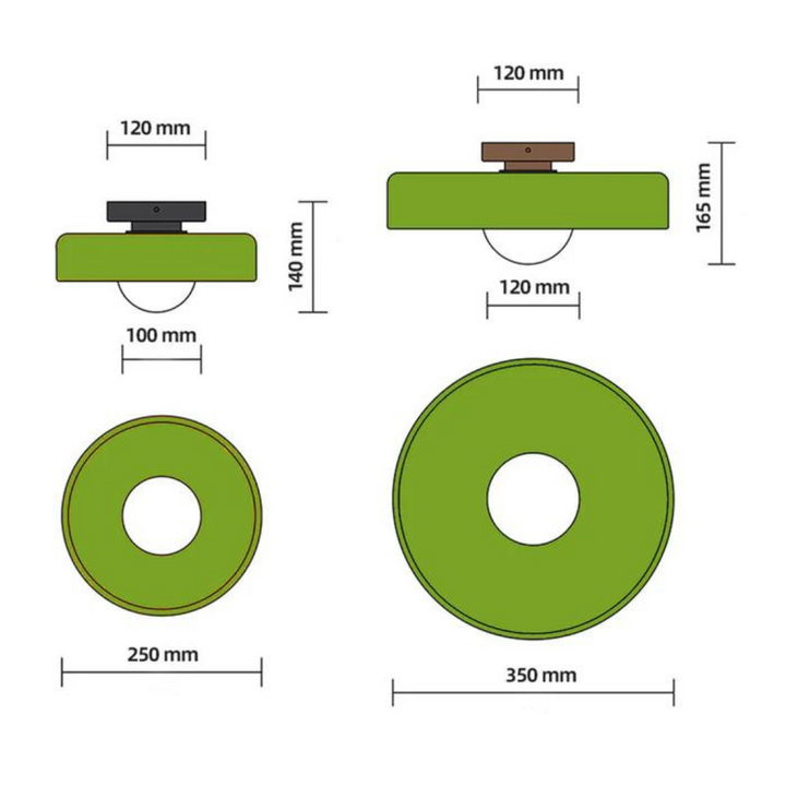 BowLift | Round Ceiling Light with Stylish Functionality - LumiSphere