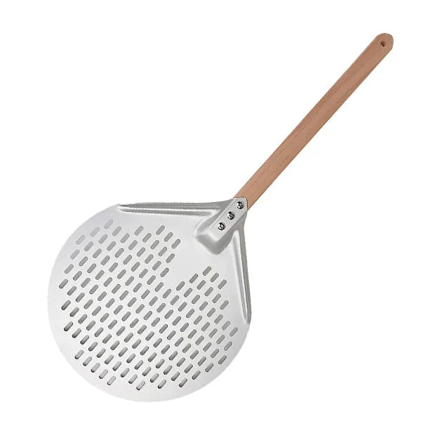 Round Pizza Turning Shovel Pizza Paddle with Wood Handle Pizza Shovel | Bowlift