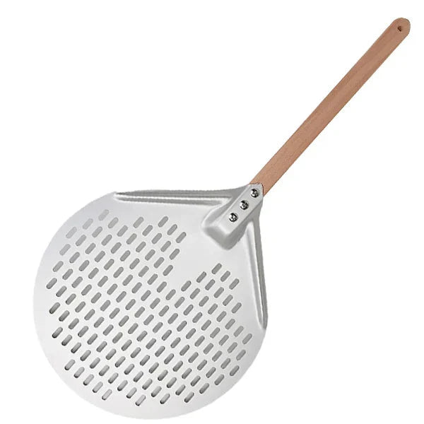 BowLift | Round Pizza Turner Pizza Paddle with Wooden Handle Pizza Shovel