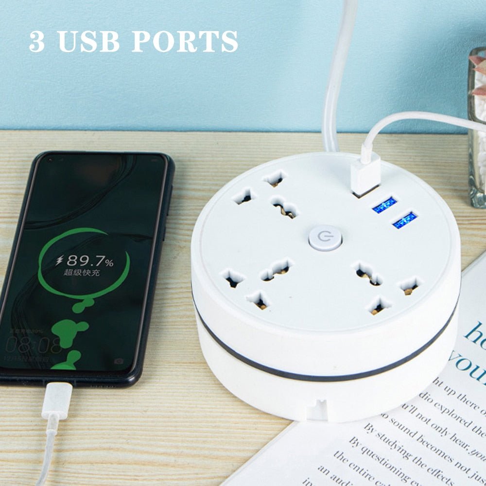 BowLift | Round Universal Power Strip