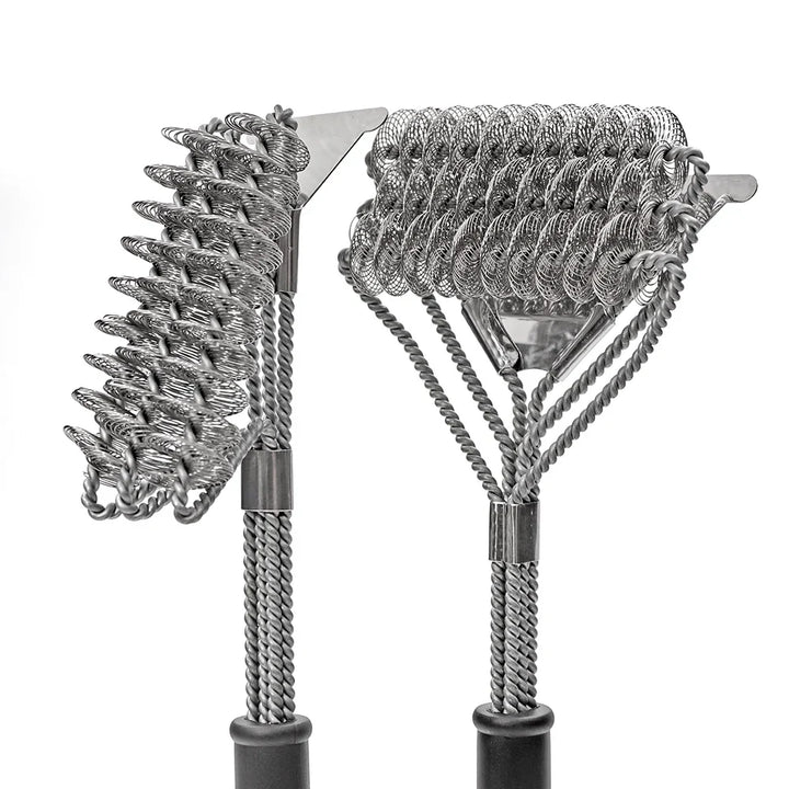 Rust Resistant Stainless Steel Bristle Free BBQ Grill Brush Cleaner | Bowlift