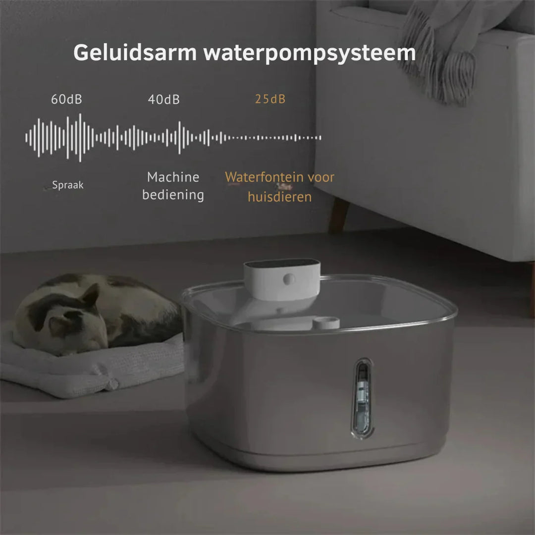 BowLift | Smart Drink Fountain for Cats and Dogs – 3.2L Stainless Steel with Filter
