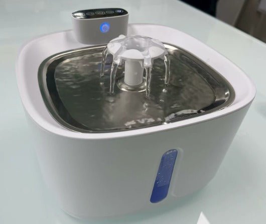 Smart Drinking Fountain for Cats and Dogs – 3.2L Stainless Steel with Filter | Bowlift