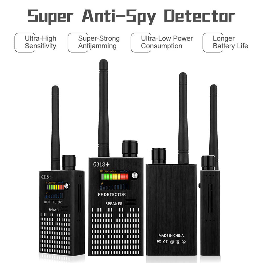 Spy Signal Bug Detector, HF Detector, Hidden Camera, Laser Lens, GSM GPS Device Finder