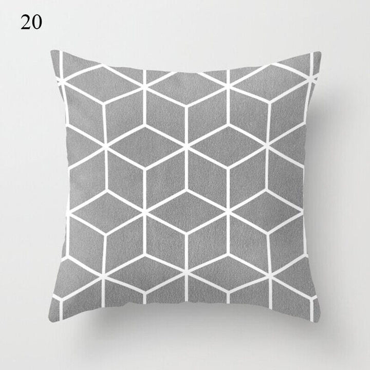 18" Cushion Cover Pillow Case Home Sofa Decor Pillowslip Waist Pillow Cover Soft Bowlift