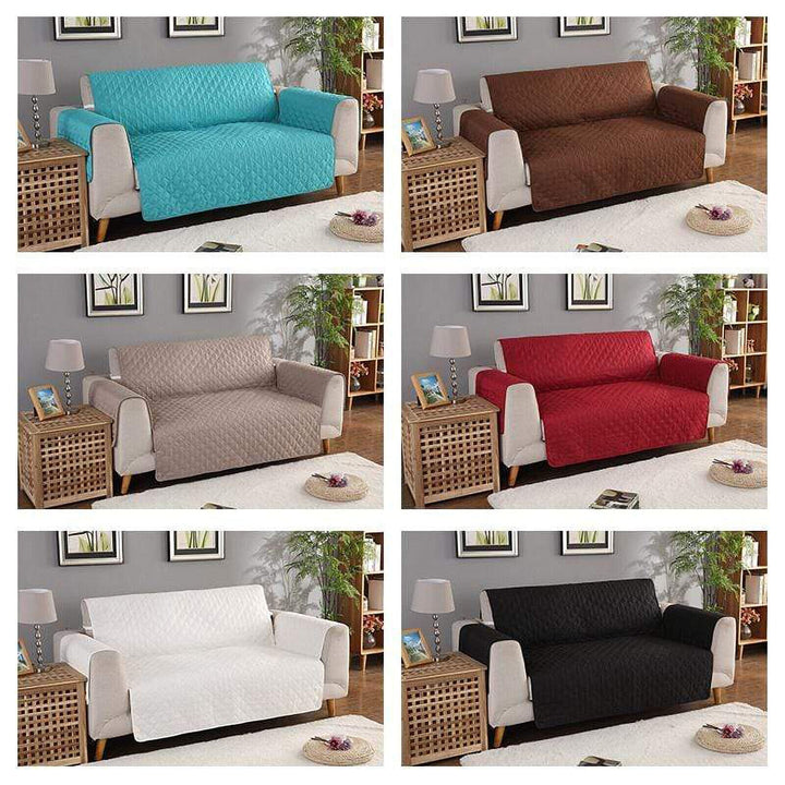 1/2/3 Seater Pet Sofa Protector Cover Quilted Couch Covers Lounge Slipcover Bowlift