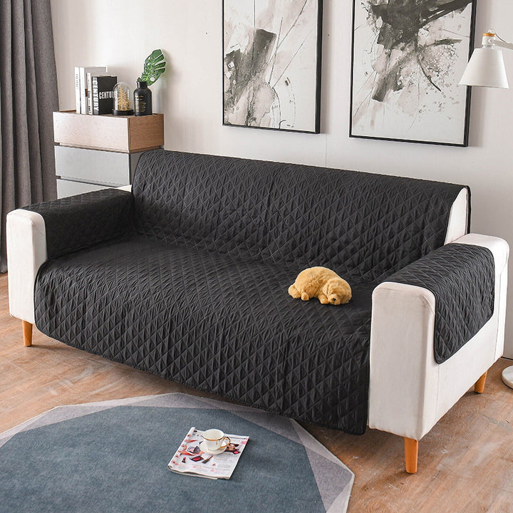 1/2/3 Seater Pet Sofa Protector Cover Quilted Couch Covers Lounge Slipcover Bowlift