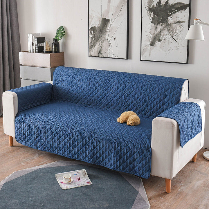 1/2/3 Seater Pet Sofa Protector Cover Quilted Couch Covers Lounge Slipcover Bowlift