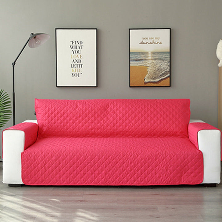 1/2/3 Seater Pet Sofa Protector Cover Quilted Couch Covers Lounge Slipcover Bowlift