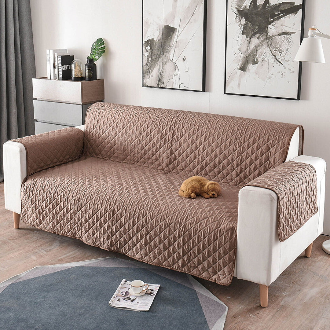 1/2/3 Seater Pet Sofa Protector Cover Quilted Couch Covers Lounge Slipcover Bowlift