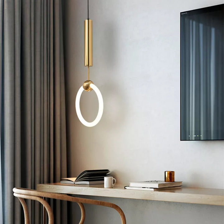 BowLift | LED Pendant Light Fixture - Nordic Design with Simple Style - Ideal for Dining Room, Kitchen, and Living Room Lighting