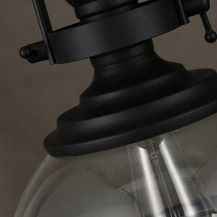 BowLift | Antique Glass Iron Retro Industrial Chandelier Pendant Ceiling Lights