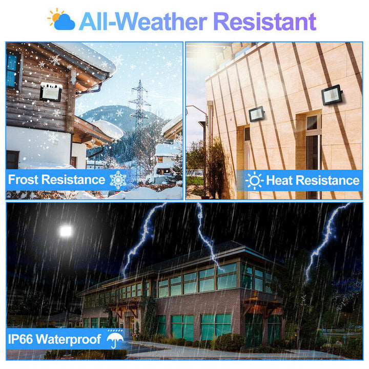 LED Floodlight with Tripod Construction Light 2X50W Cool White | Bowlift
