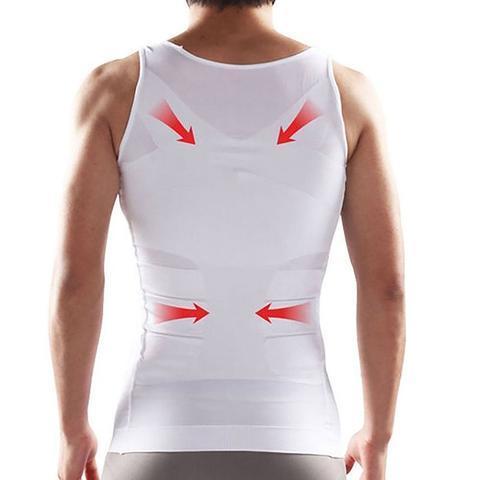 BowLift | Mens Slimming Body Shaping Stretchy Shaper Corset Underwear Magic Vest