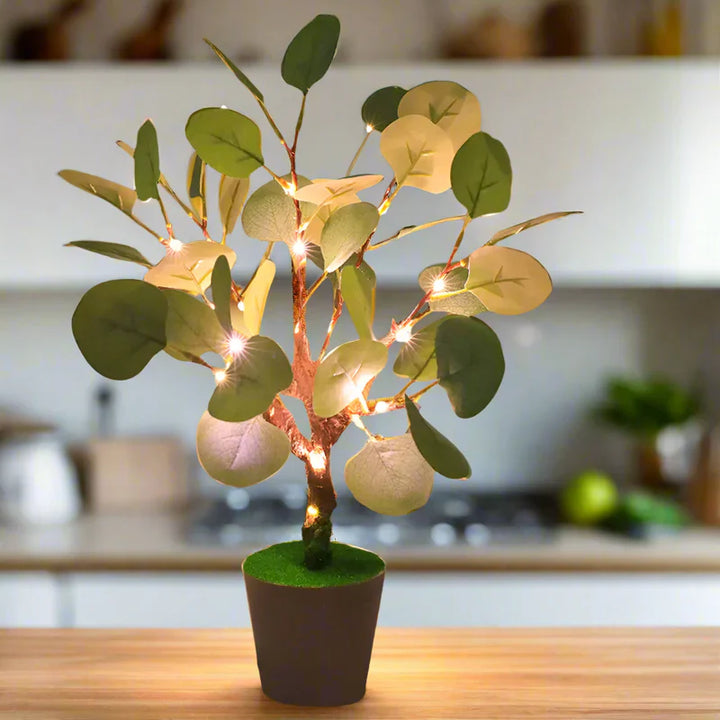 BowLift | FestiGlow - Christmas glow LED night light with decorative pot
