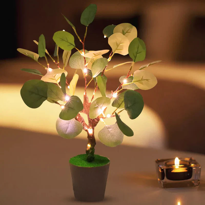 BowLift | FestiGlow - Christmas glow LED night light with decorative pot