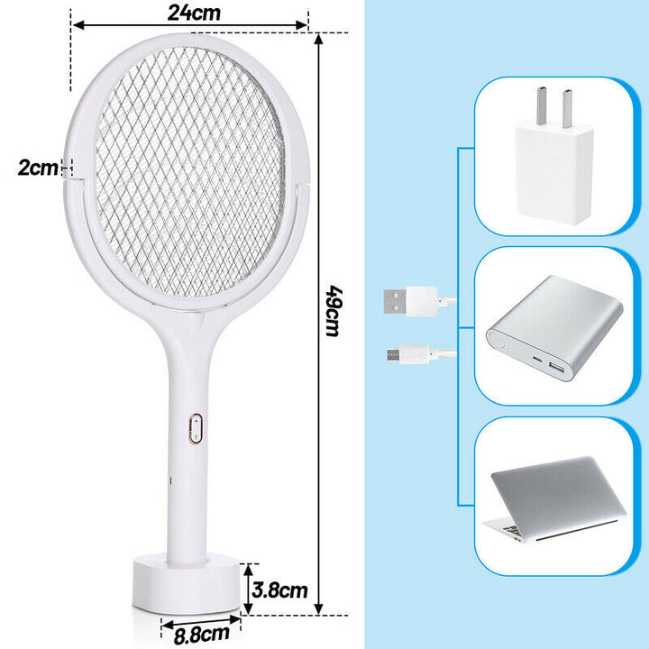 Electric Fly Swatter 5 in 1 Rechargeable | Bowlift