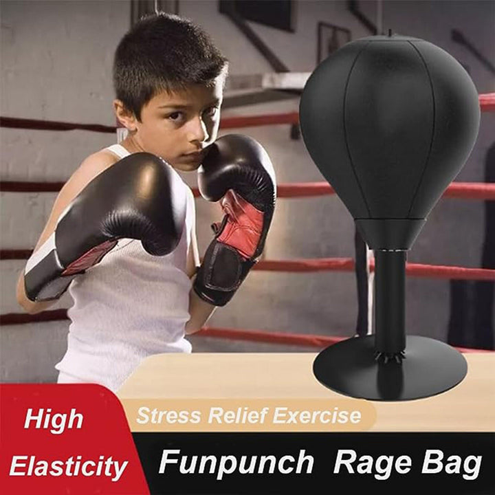 Desktop Punching Bag - For Adults & Kids Easy Setup Bowlift