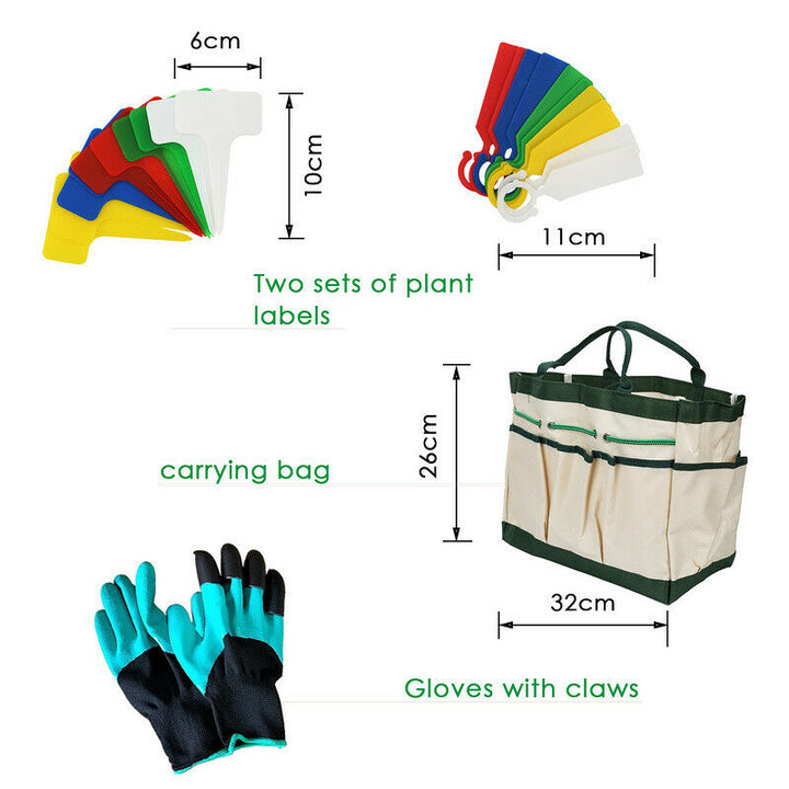 Garden Tool Set 12pcs. Gardening Tools | Bowlift
