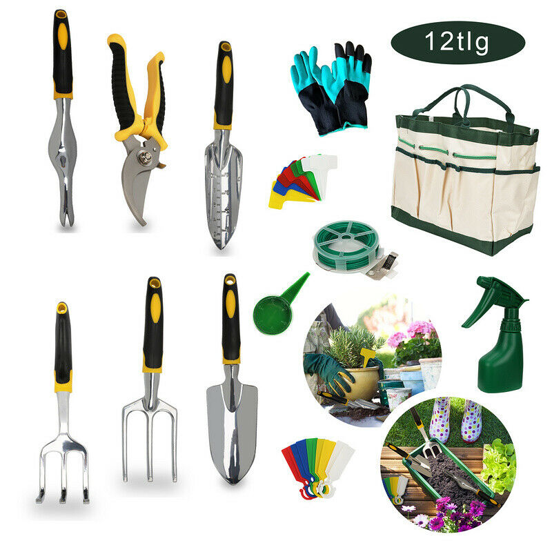 Garden Tool Set 12pcs. Gardening Tools | Bowlift