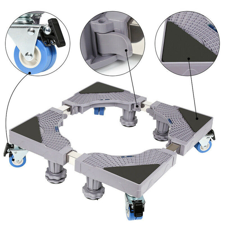 Washing machine stand adjustable movable | Bowlift