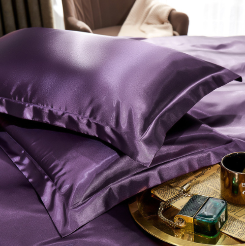 1/2PCS Soft Pillowcase Silk Satin Pillow cases Home Decor Bedding Cushion Covers Bowlift