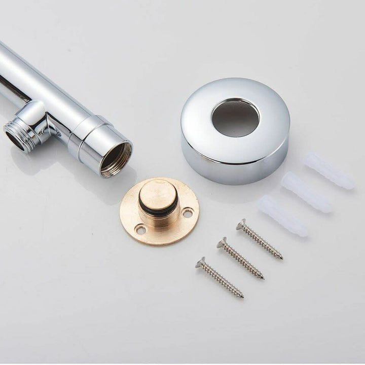 BowLift | Wall-Mounted Rainfall Shower Head with Adjustable Arm and Hose