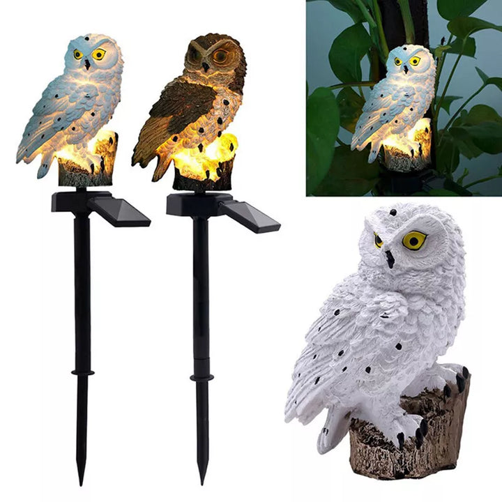 BowLift | Solar Garden Light Owl – LED Outdoor Light for Garden, Terrace and Balcony, weatherproof