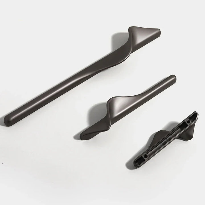 S-Shaped Luxury Cabinet Handles Modern Artistic Door and Drawer Pulls | Bowlift
