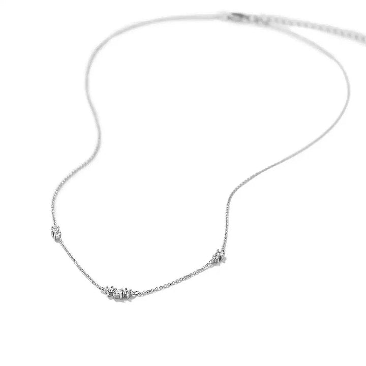 BowLift | S925 Dainty Triple Zircon Necklace