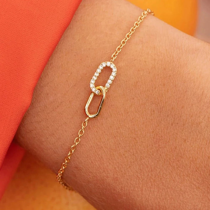 BowLift | S925 Forever Linked Diamond Contrast Bracelet
