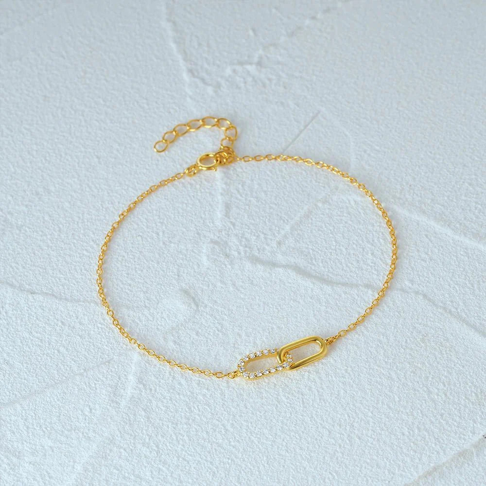 BowLift | S925 Forever Linked Diamond Contrast Bracelet