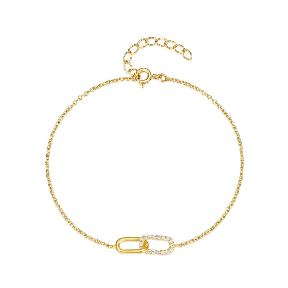 BowLift | S925 Forever Linked Diamond Contrast Bracelet
