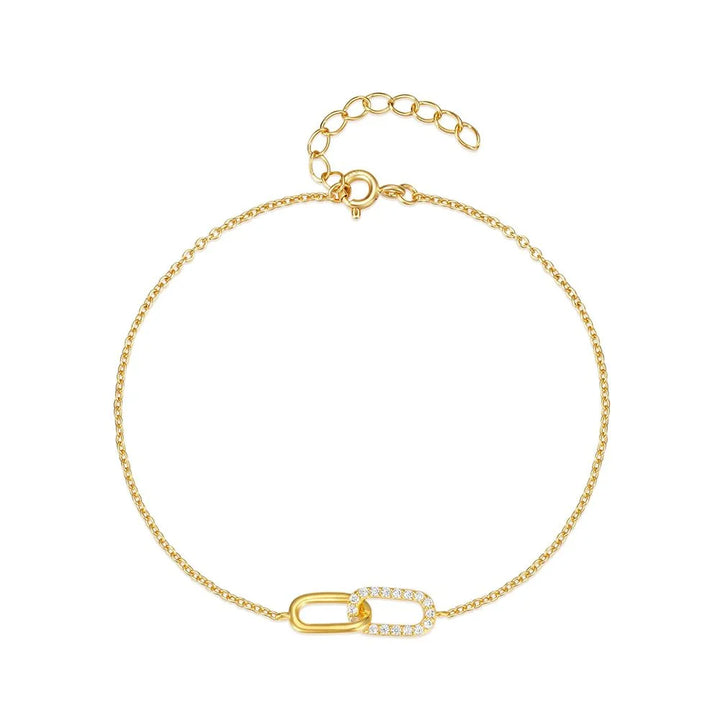 BowLift | S925 Forever Linked Diamond Contrast Bracelet