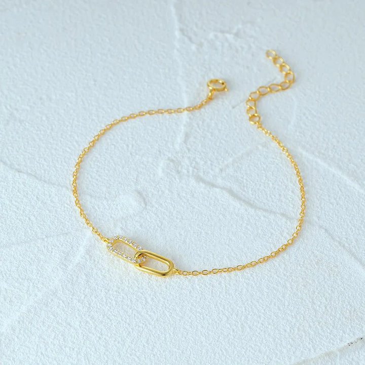 BowLift | S925 Forever Linked Diamond Contrast Bracelet