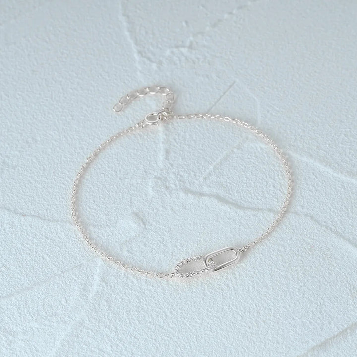 BowLift | S925 Forever Linked Diamond Contrast Bracelet