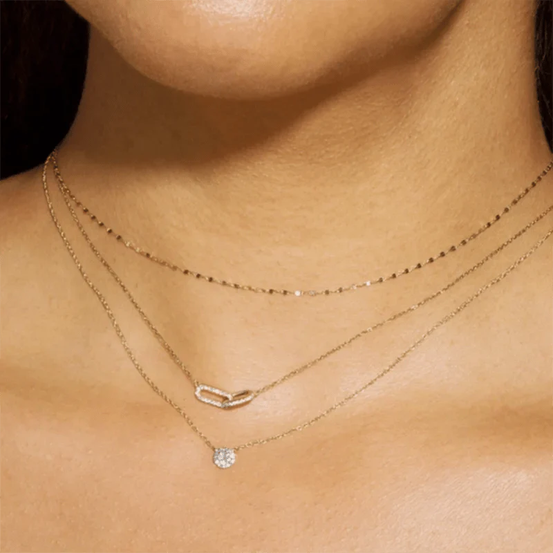 BowLift | S925 Forever Linked Diamond Contrast Necklace