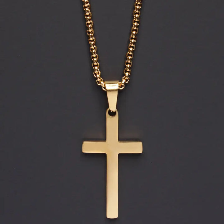 Classic Cross Men's Necklace Bowlift