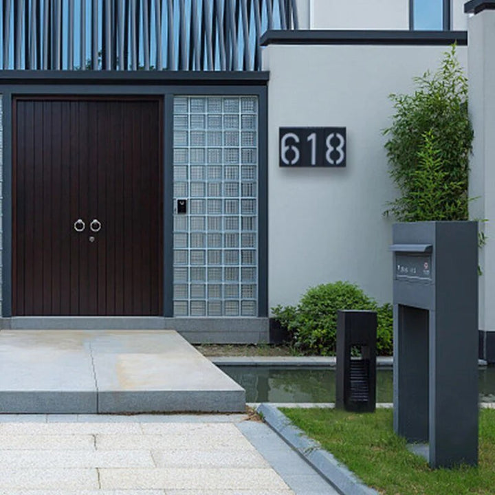 BowLift | Solar house numbers - eco-friendly - economical - modern design
