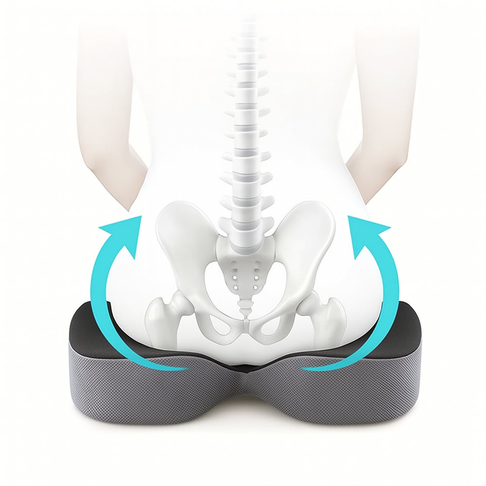 Ergonomic Seat Cushion made of Memory Foam | Bowlift