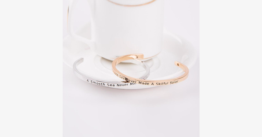 BowLift | A calm sea has never made a skilled sailor Bracelet