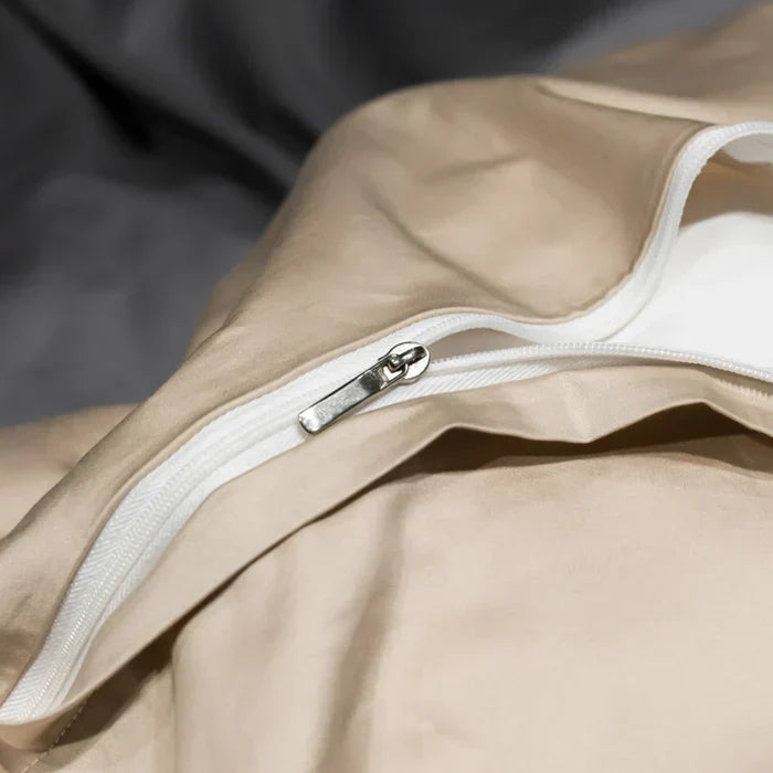 BowLift | Satin Cotton Embroidered Bedding Set - Luxora