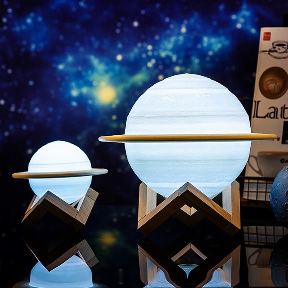 BowLift | Lamp - SaturnGlow - Planetary Design - Adjustable Lighting