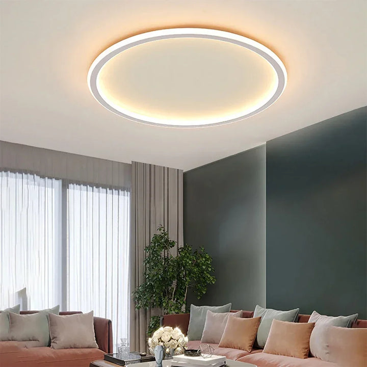 BowLift | Scandinavian Round Ceiling Lamp - NordicGlow