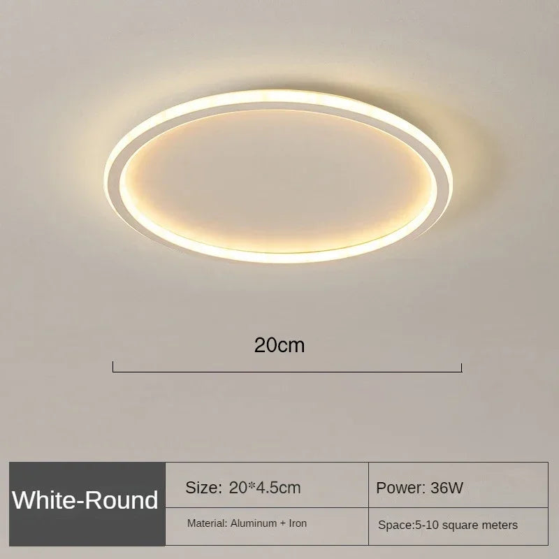 BowLift | Scandinavian Round Ceiling Lamp - NordicGlow