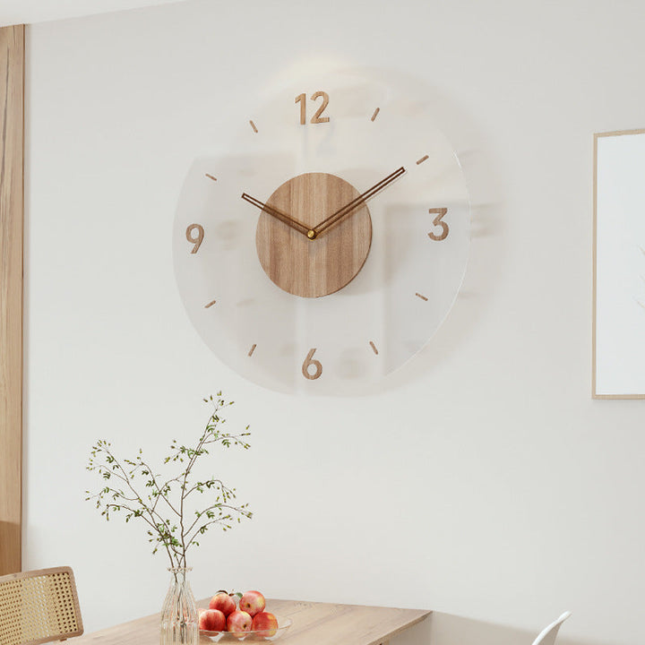 BowLift | Scandinavian Style Wooden Wall Clock - WoodWave