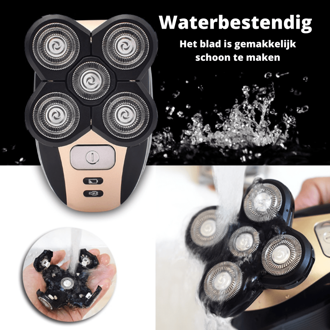 BowLift | 5-in-1 trimmer with floating shaving heads & accessories