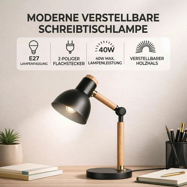 HoutLicht Desk Lamp for Desk | Bowlift