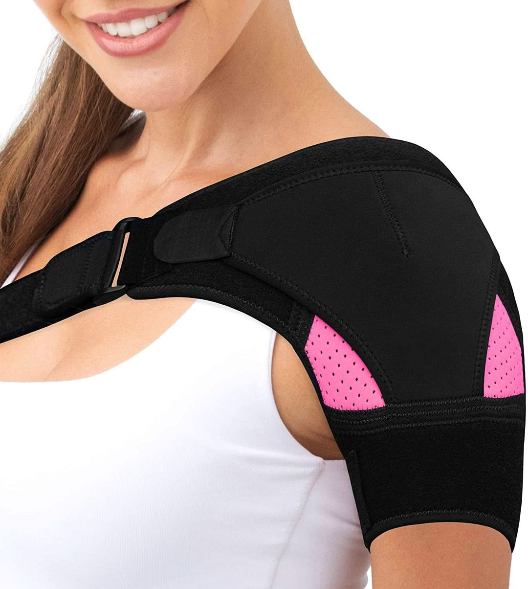 BowLift | Shoulder Brace with Compression Pad – Adjustable Support for Pain Relief